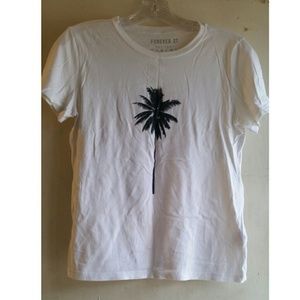 White Palm Tree T-shirt